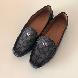 AUTHENTIC COACH NEW YORK MONOGRAMMED LOAFERS!!